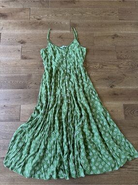 patrons of peace green dress Patrons Of Peace Tampa Womens Halter Dress - Sage